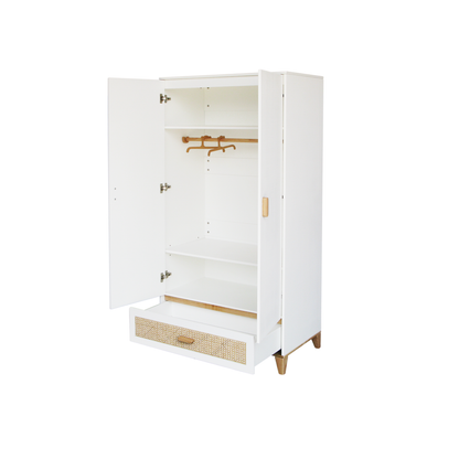 Nami Wardrobe Rattan - Neige image 2