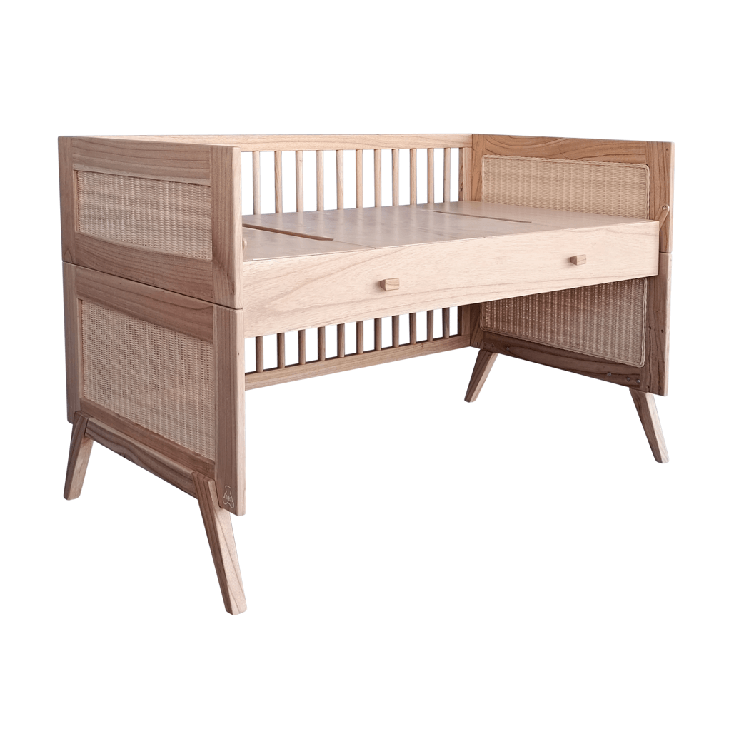 MARELIA BOIS Evolutive Bed 70X140 - Natural image 7