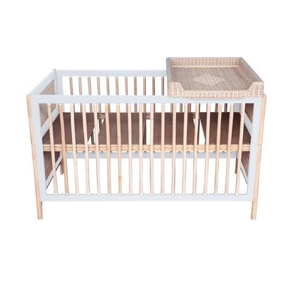 Oceania Rattan Evolutive Bed 70 x 140 - Neige image 4
