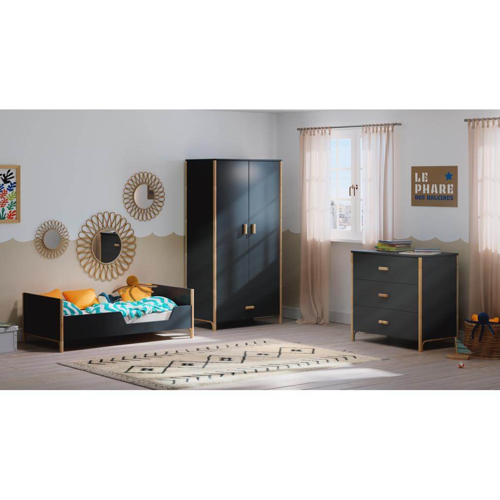 Oceane Evolutive Bed Cannes 70 x 140 - Ardoise image 11