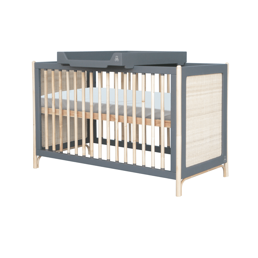 Oceania Rattan Evolutive Bed 60 x 120 - Silex image 6