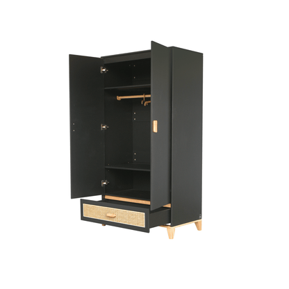 Nami Wardrobe Rattan - Onyx image 2