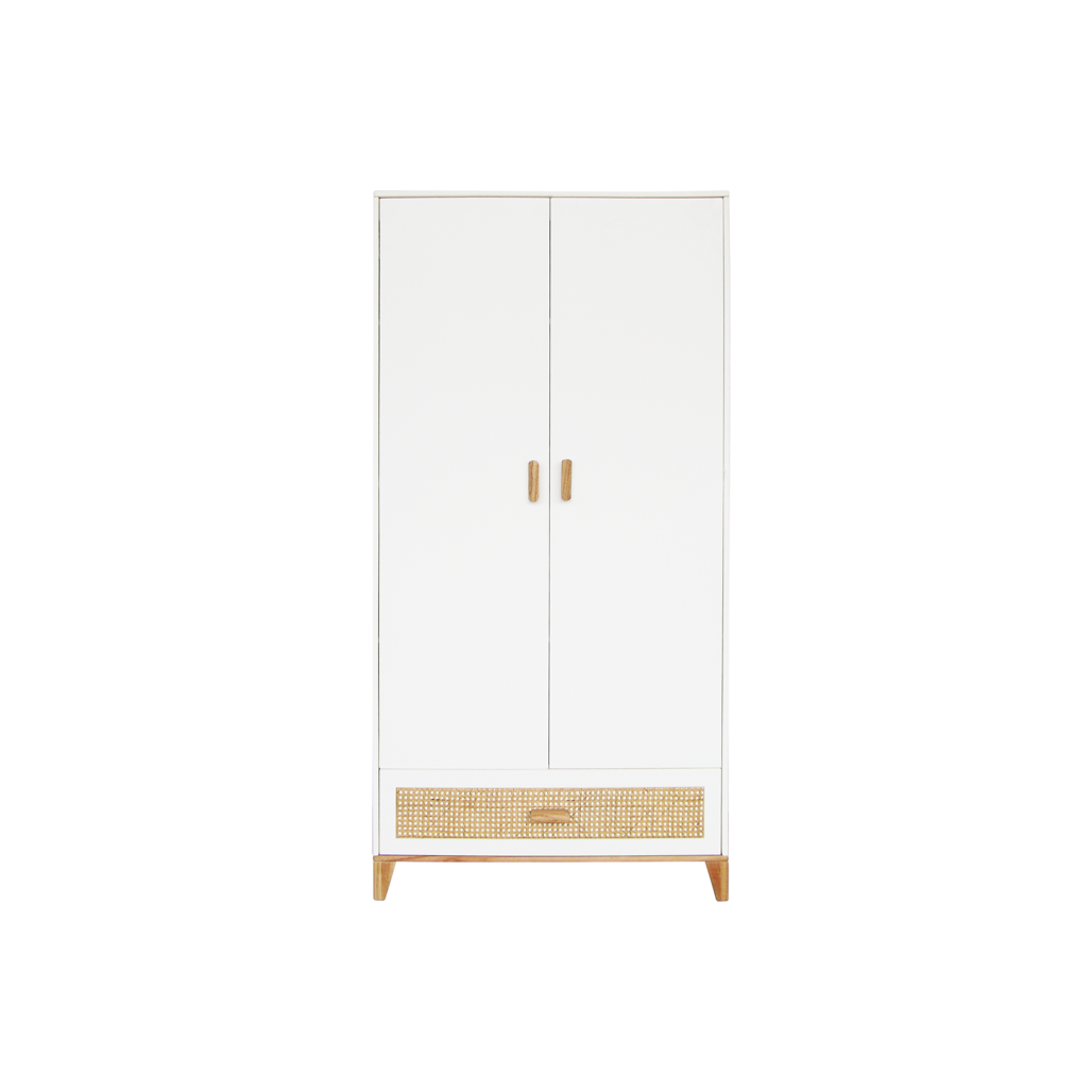 Nami Wardrobe Rattan - Neige image 4
