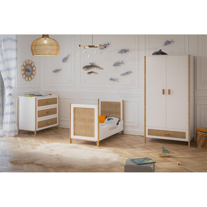 Oceania Wardrobe Rattan Cannes - Neige image 5