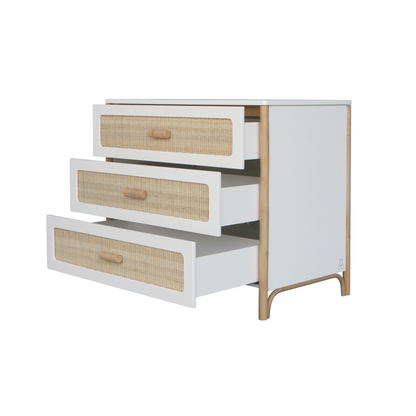 Oceania Rattan Cannes Chest of drawer - Neige image 7