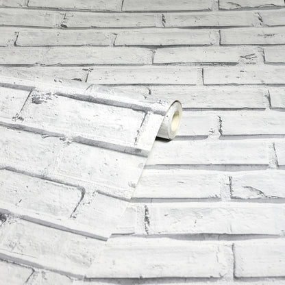 White Brick Wallpaper image 2