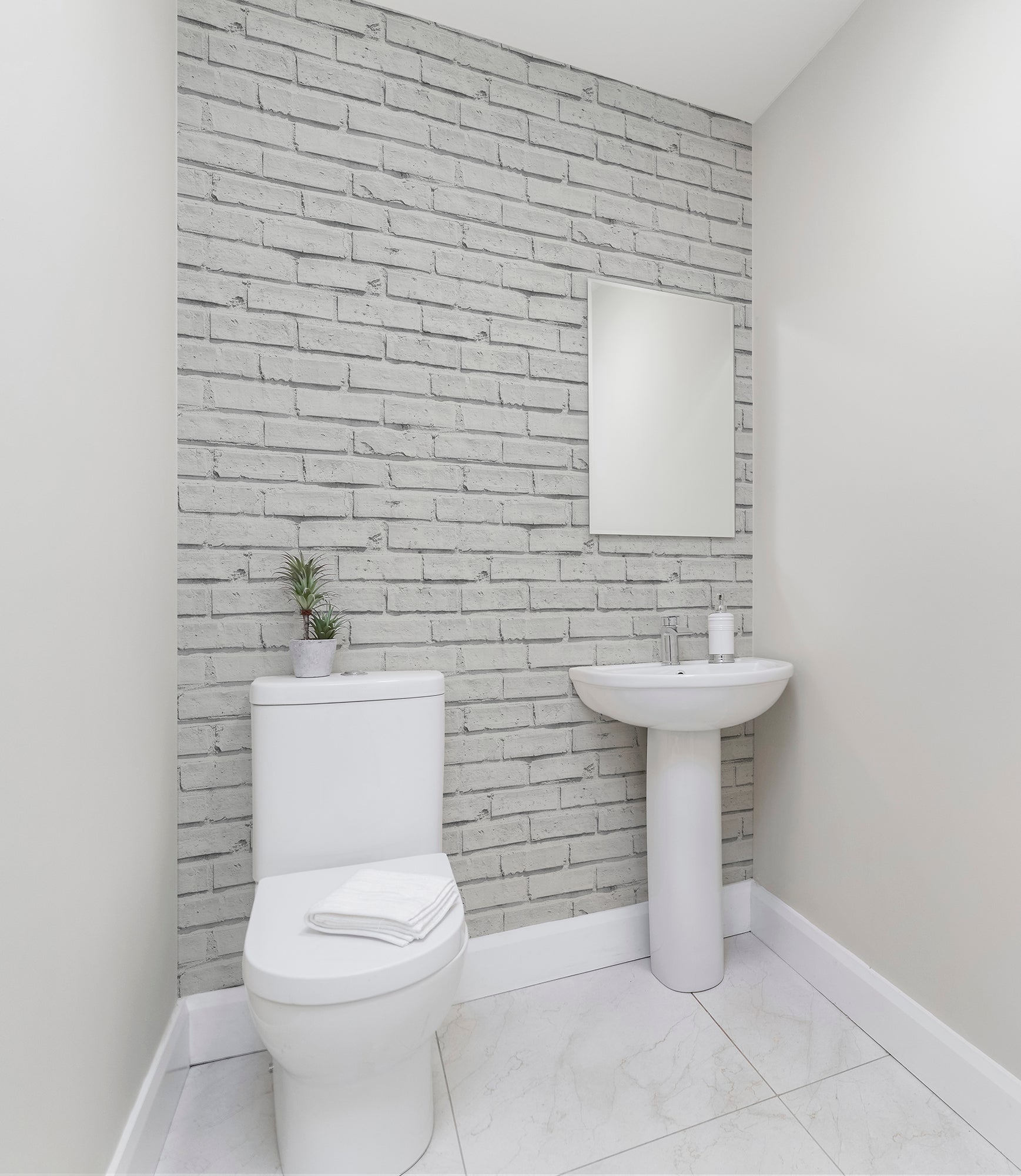 White Brick Wallpaper image 5