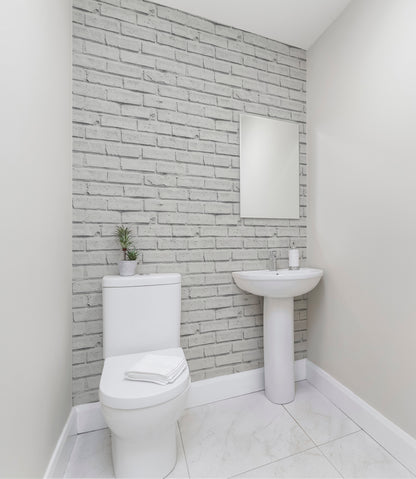 White Brick Wallpaper image 5