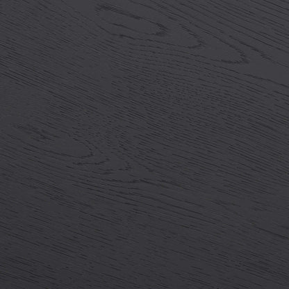 Leckford Ribbed Occasional Table | Black Oak