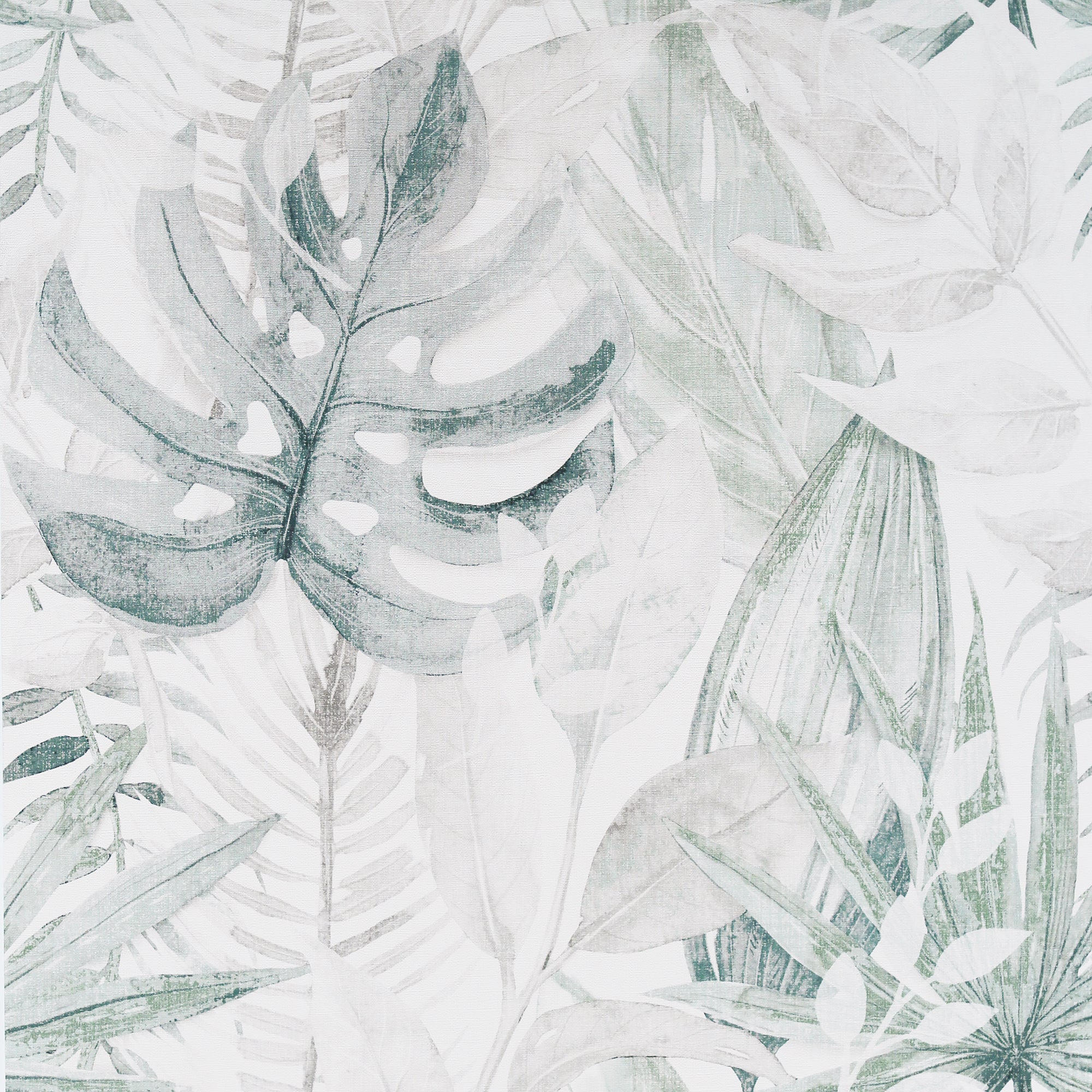 Chalky Tropical Soft Navy Wallpaper image