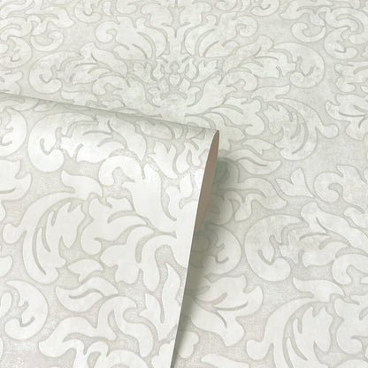 Marinski Damask Soft Gold & Natural Wallpaper image 2