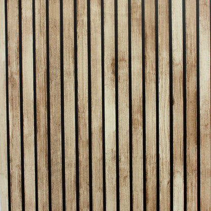 Wood Slats Natural Wallpaper image