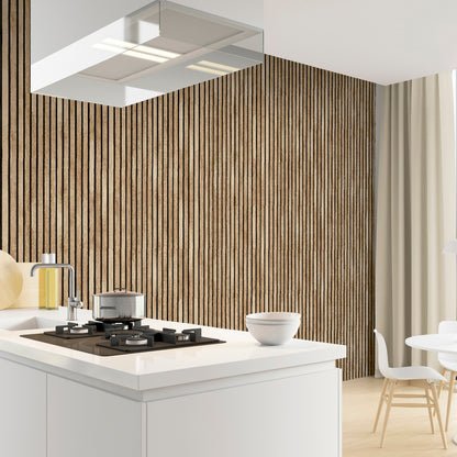 Wood Slats Natural Wallpaper image 4