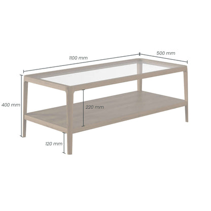 Abberley Coffee Table | Brown