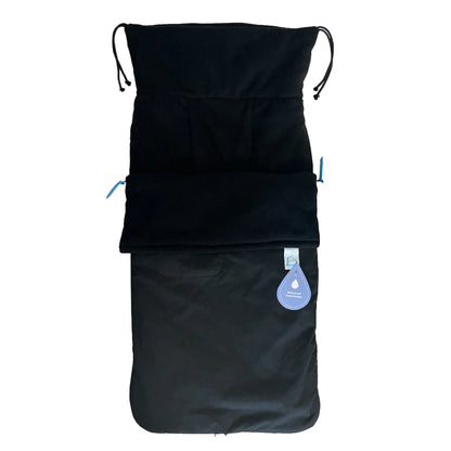 Buggysnuggle Footmuff Explorer - Roma Black. Luxury, designer baby footmuff enhances modern pushchairs with premium protection.