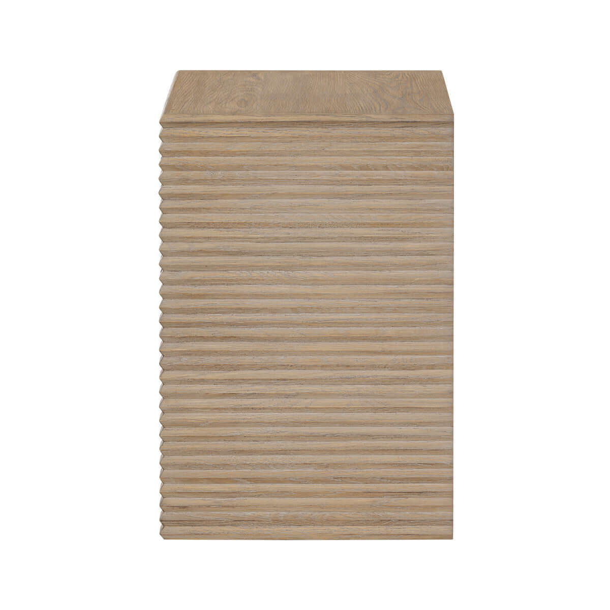 Wickham Ribbed Oak Bedside | 1 Drawer