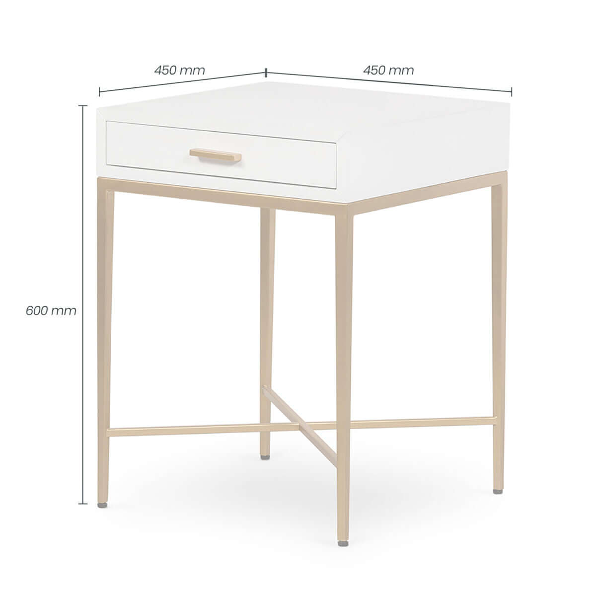 Berkeley Bedside | White