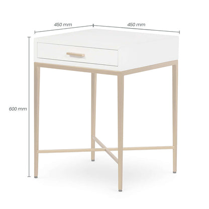 Berkeley Bedside | White