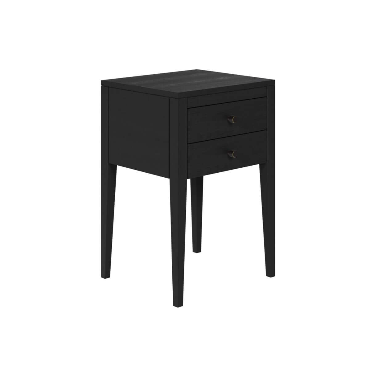 Radford Bedside | Black | 2 Drawers