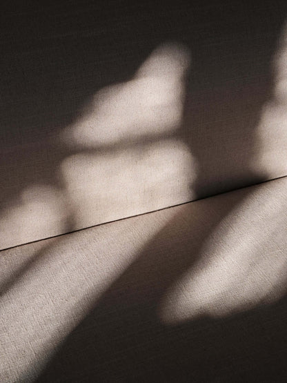 Shade on Latte fabric of Lagoon Left Corner Module by Broste Copenhagen. Premium luxury and designer furniture for modern home decor.