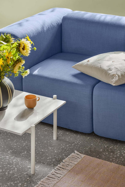 Lagoon Right Corner Module – Luxury and Designer Furniture by Broste Copenhagen. Modern sofa in blue for premium home decor.
