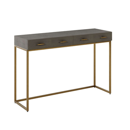Hampton Console | Grey Shagreen