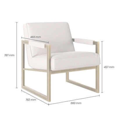 Mickleton Club Chair - Cream