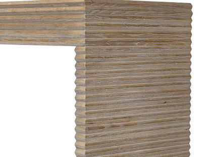 Wickham Ribbed Oak Console