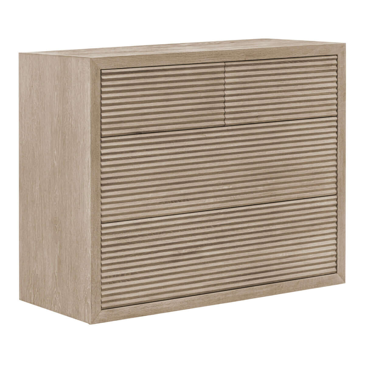 Wickham Ribbed Oak Chest of Drawers