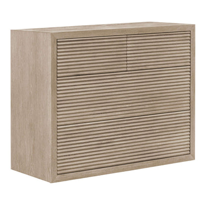 Wickham Ribbed Oak Chest of Drawers