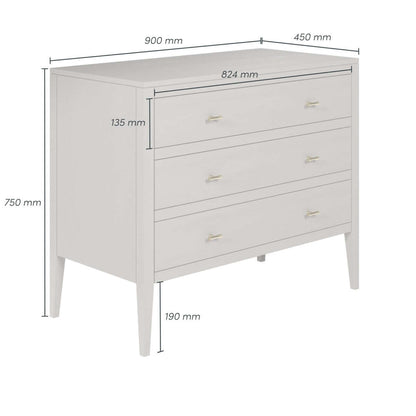 Radford Chest of Drawers | Grey