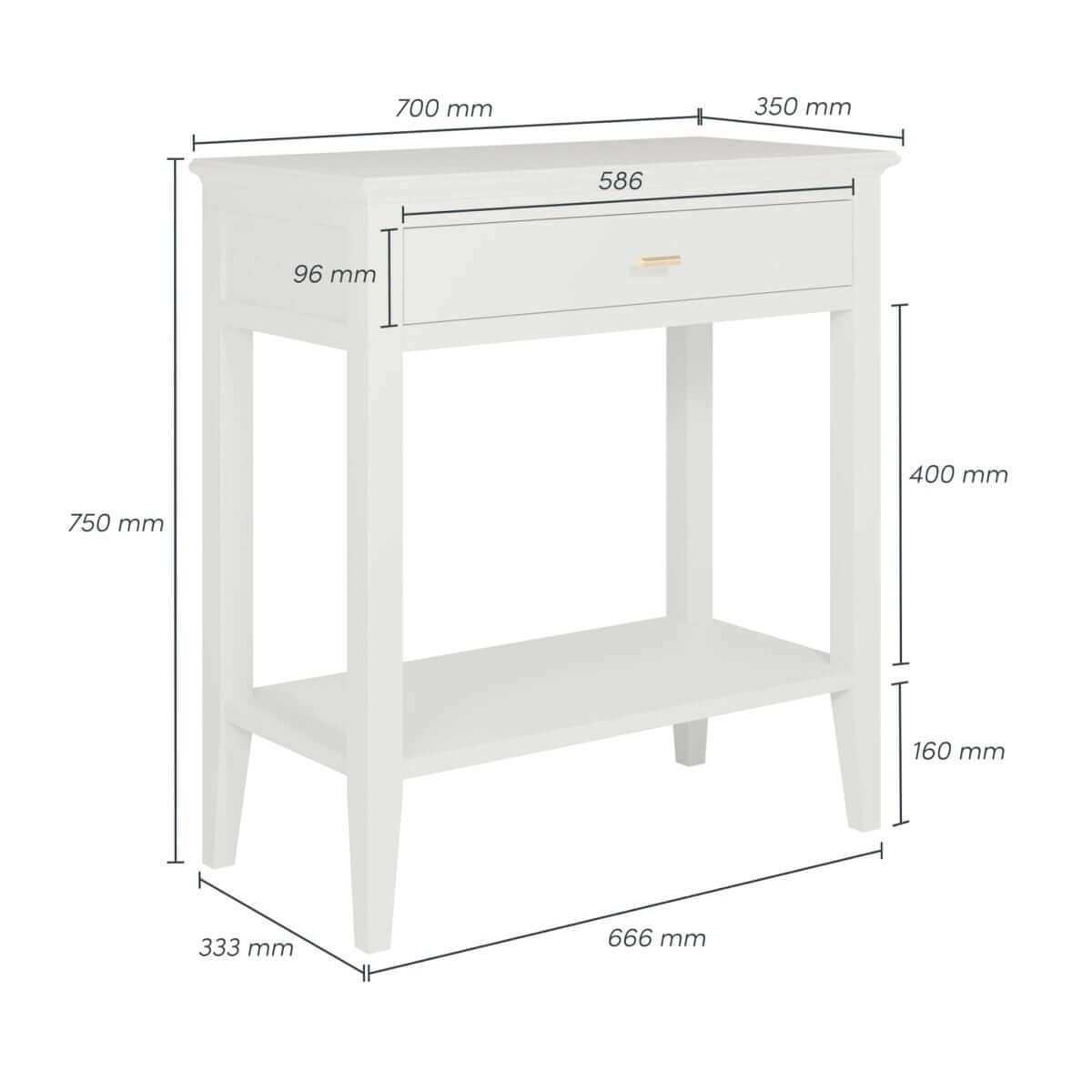 Chilworth Console | Grey