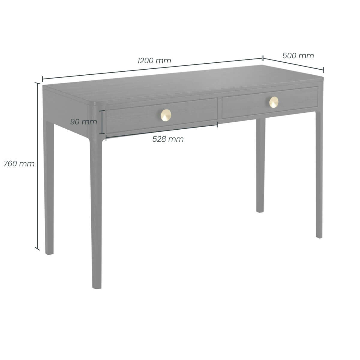 Abberley Desk | Black