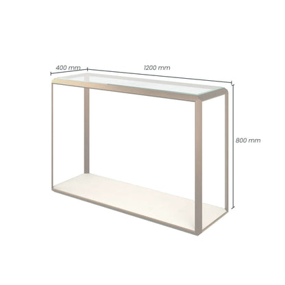 Elmley Console Table | Ivory