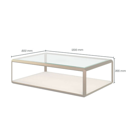 Elmley Coffee Table | Ivory