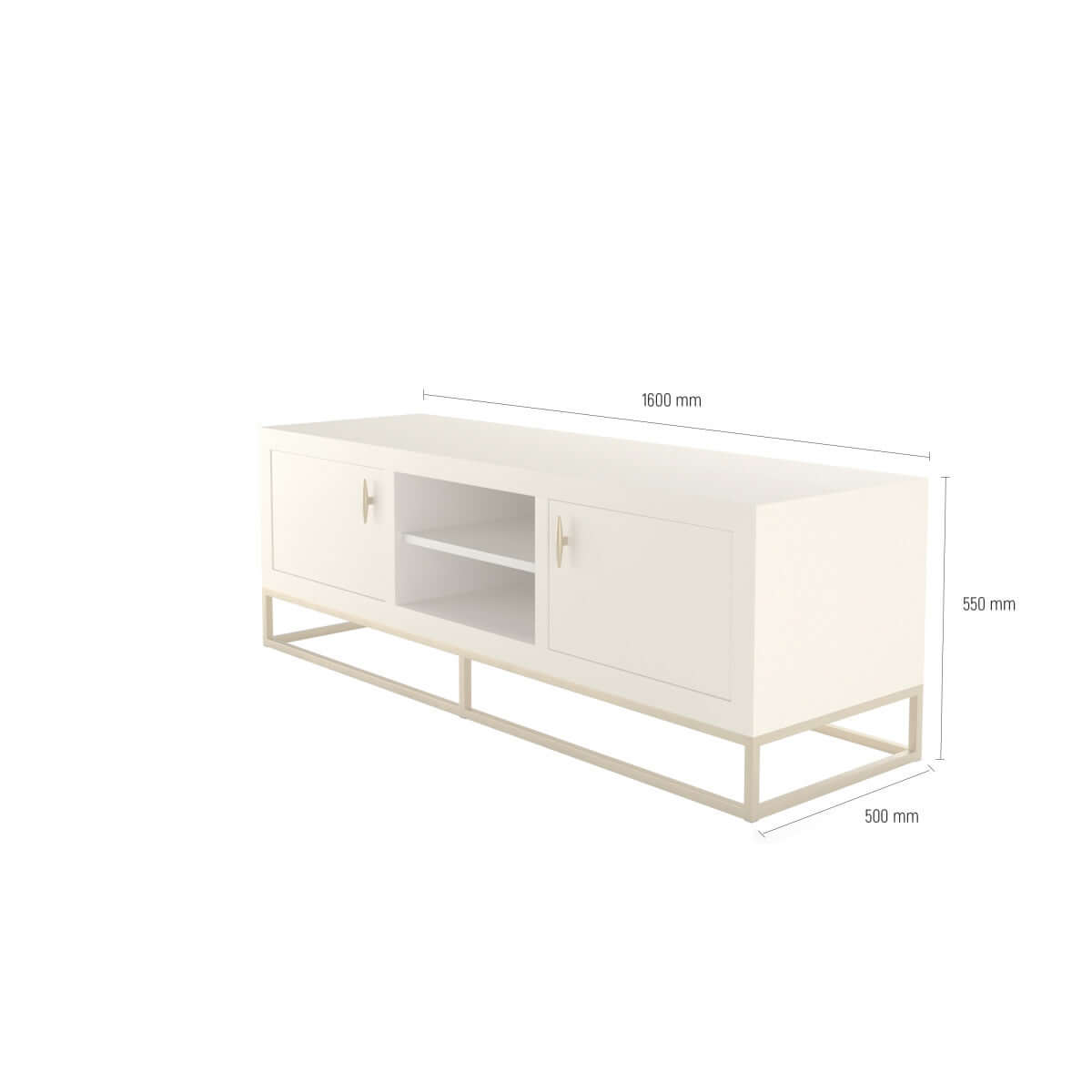 Hampton TV Unit | Ivory Shagreen