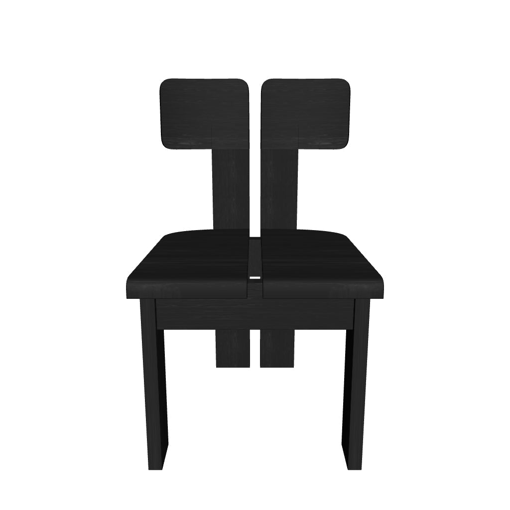 The Sama Sama Dining Chair - Black image 2
