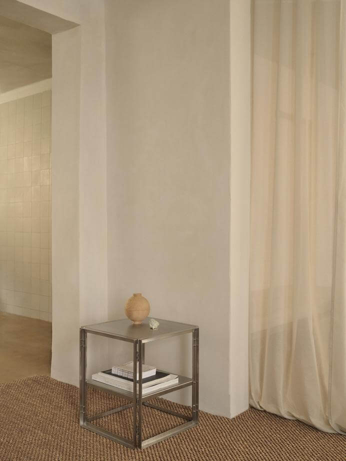 Luxury Foldable Side Table by Kristina Dam Studio, a modern designer furniture piece for premium home decor in elegant settings.