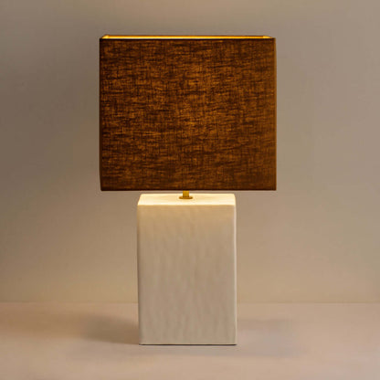 Lamp - Small Rectangular Gesso