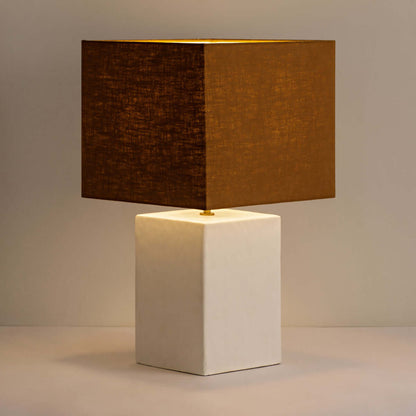 Lamp - Small Rectangular Gesso