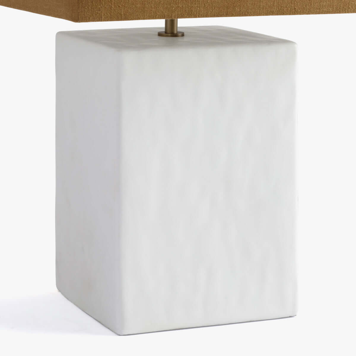 Lamp - Small Rectangular Gesso