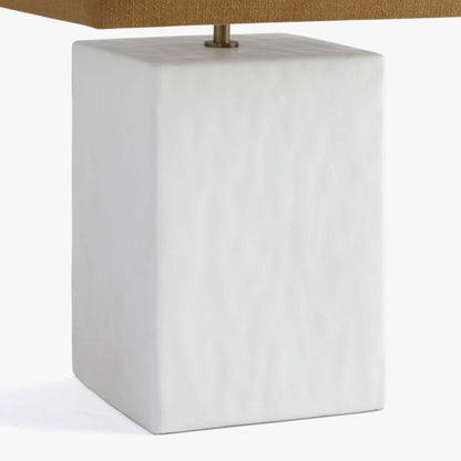 Lamp - Small Rectangular Gesso
