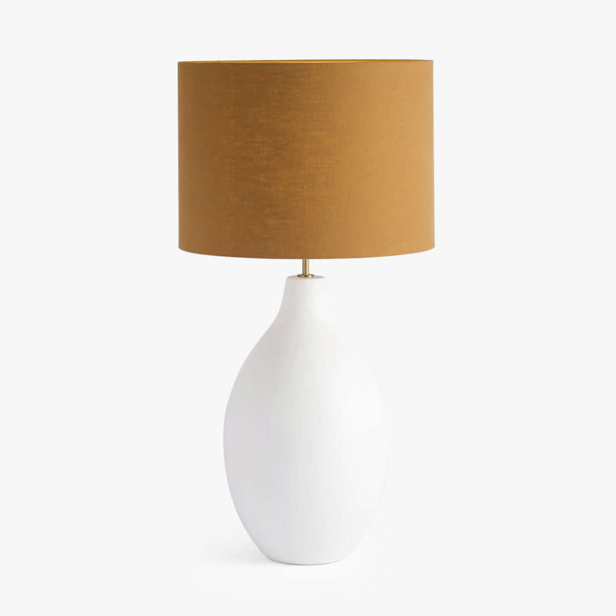 Lamp - Large Round Gesso