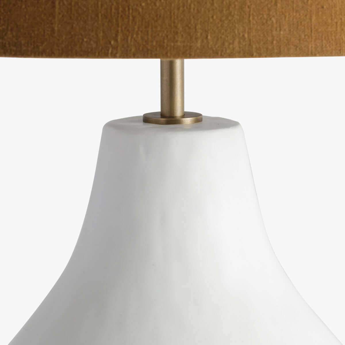 Lamp - Large Round Gesso