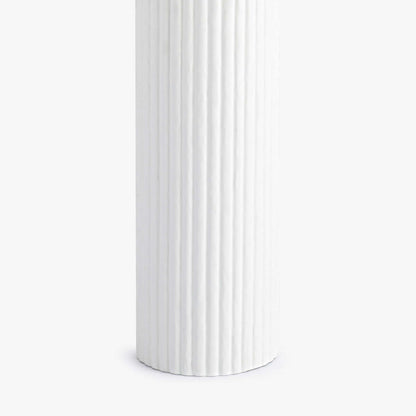 Lamp - Large Ribbed Gesso