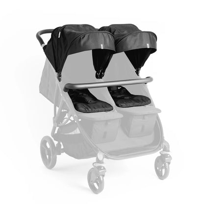 Roma Gemini 2 Colour Pack in Jet Black - Luxury and Modern Stroller Enhancement