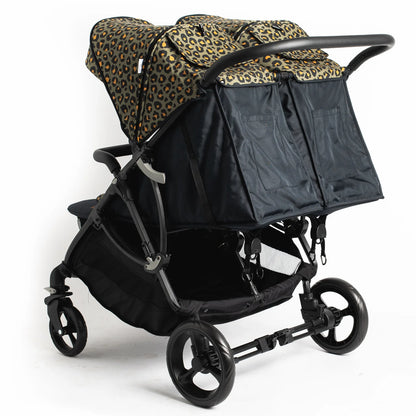 Roma Gemini 2 Base stroller, luxury modern design for premium home furnishings in chic leopard print style.