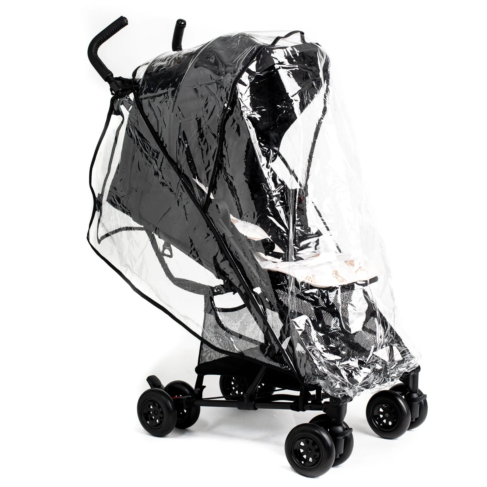Roma Rizzo 2 - Teddy Cream Stroller with protective rain cover, luxury and designer furniture, modern stylish and compact