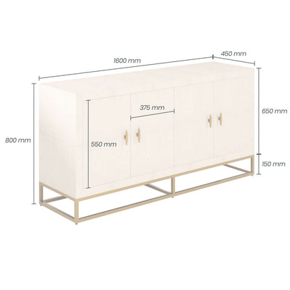 Hampton Sideboard | Ivory Shagreen