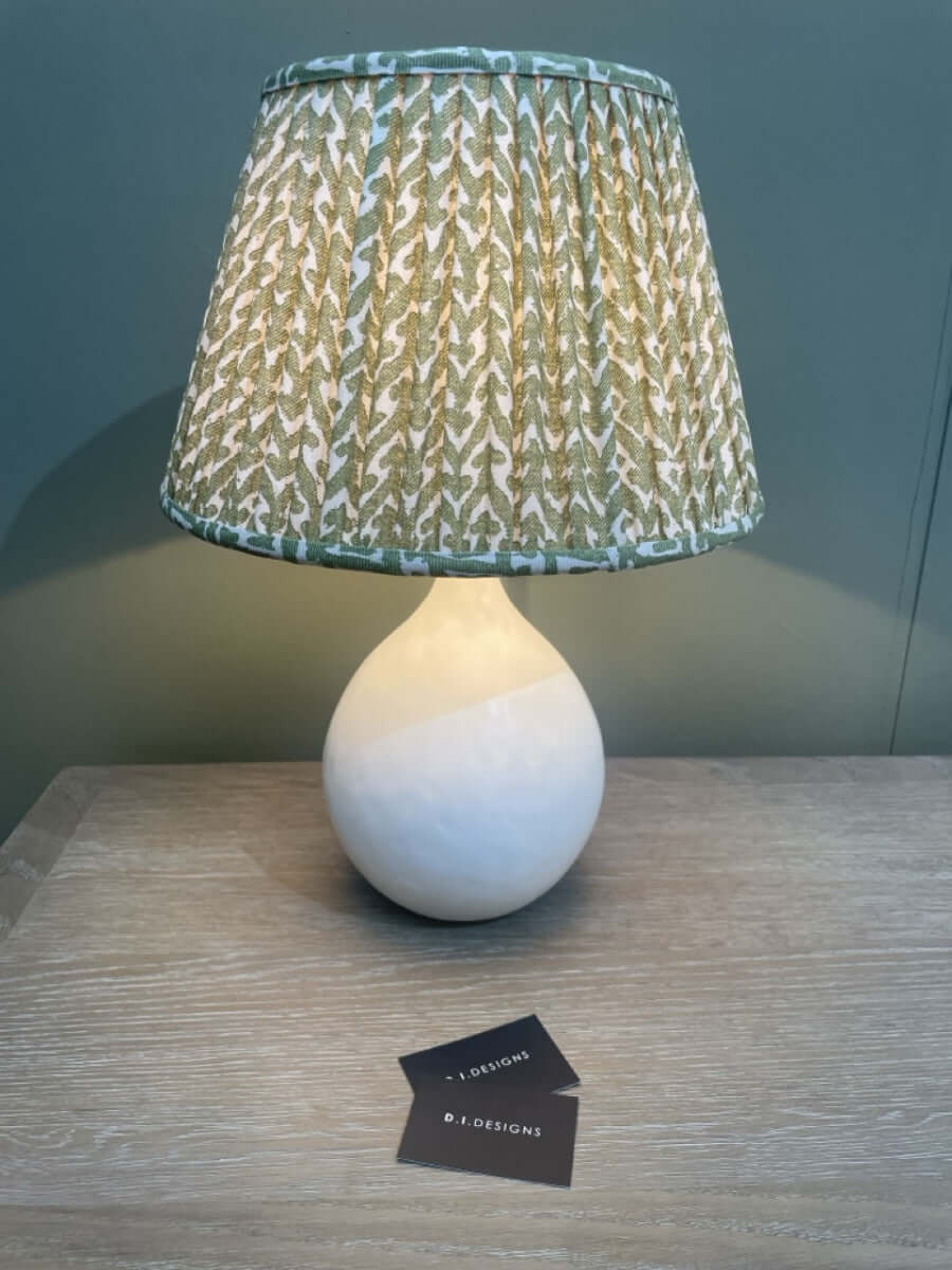 Lamp - Small Round Gesso